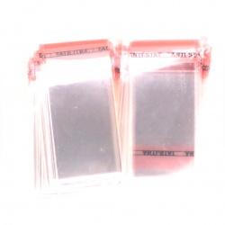 Plastig bags with tape 45/70
