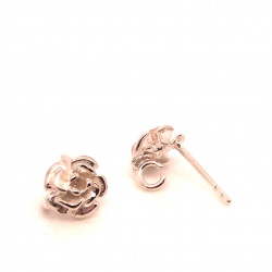 Earpin with rose RS25