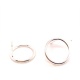 Earpin with soldered circle KL12+SZII