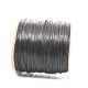 Black waxed cotton cord 2mm