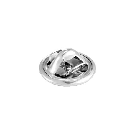 Silver pin with nail